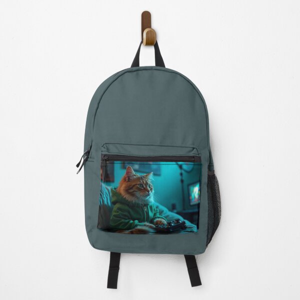 Item preview, Cute Orange Cat Playing Video Games designed and sold by Loudmila.