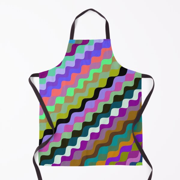 Aperçu de l'œuvre Ondes fractales angulaires multicolores abstraites 1 créée et vendue par SXW Designs.