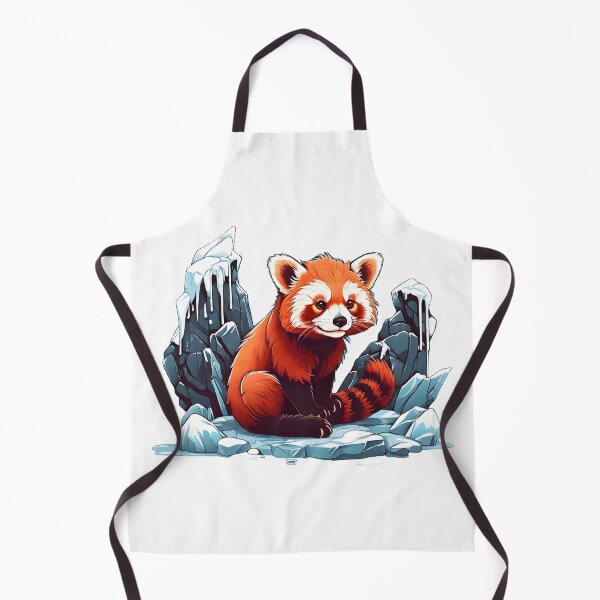 Item preview, cute red panda under the grip of ice designed and sold by Karaz's Animal Kingdom.