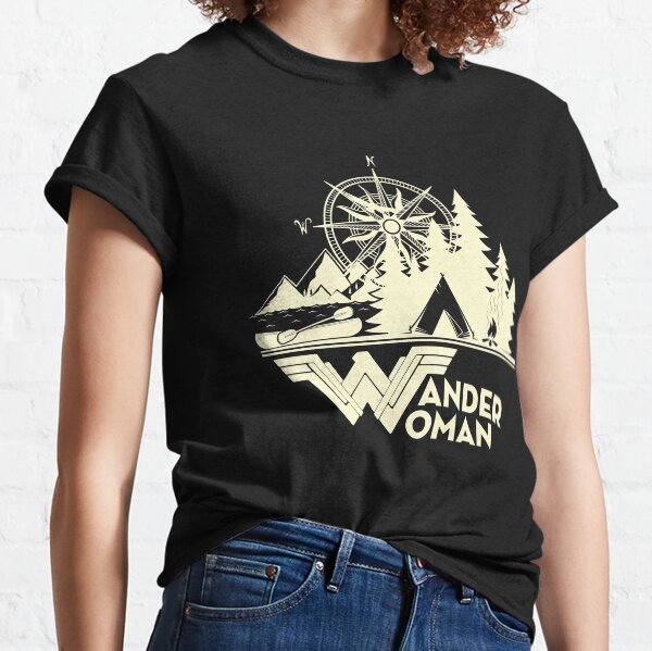 Womens Wander Woman Gift for Queen Of The Camper Tshirt Classic T-Shirt