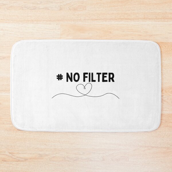 Item preview, #NO FILTER - black and white - realest designed and sold by TishCO.