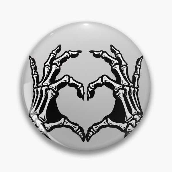 Item preview, Manos de esqueleto de corazón designed and sold by xWiseGirl.