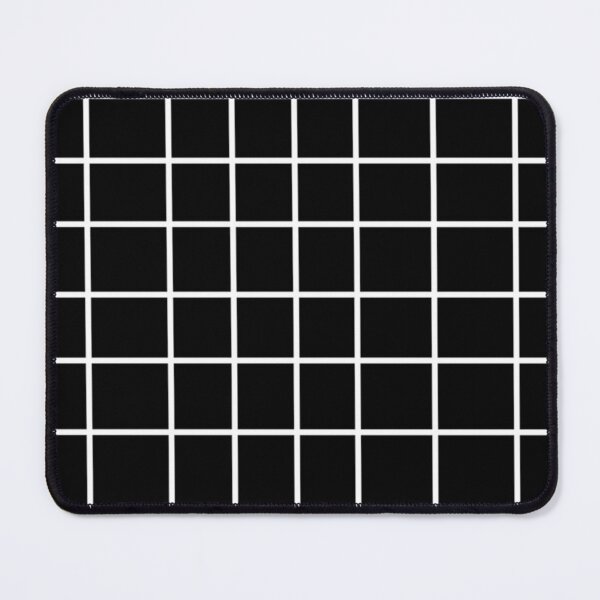 Item preview, Minimalist Grid Design with Black Background and White Line designed and sold by Zeeshankhan1345.