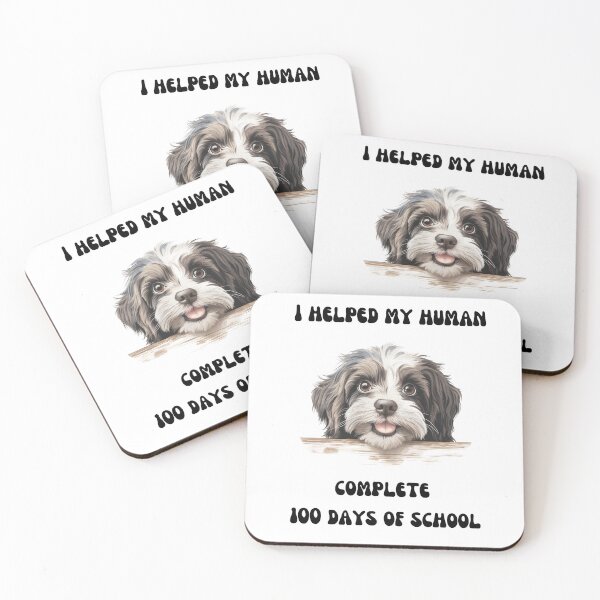 Item preview, Havanese shitzu dog 100 days of school helper designed and sold by M1234s.