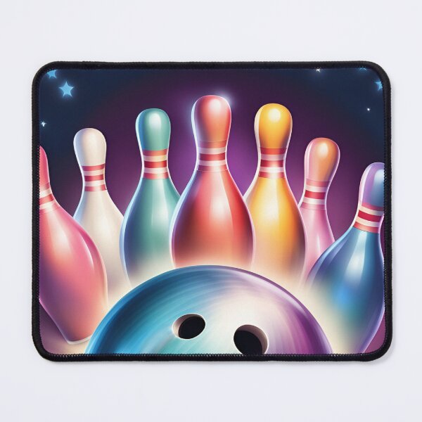 Item preview, Bowling ball and pretty colored pins designed and sold by Purr95.