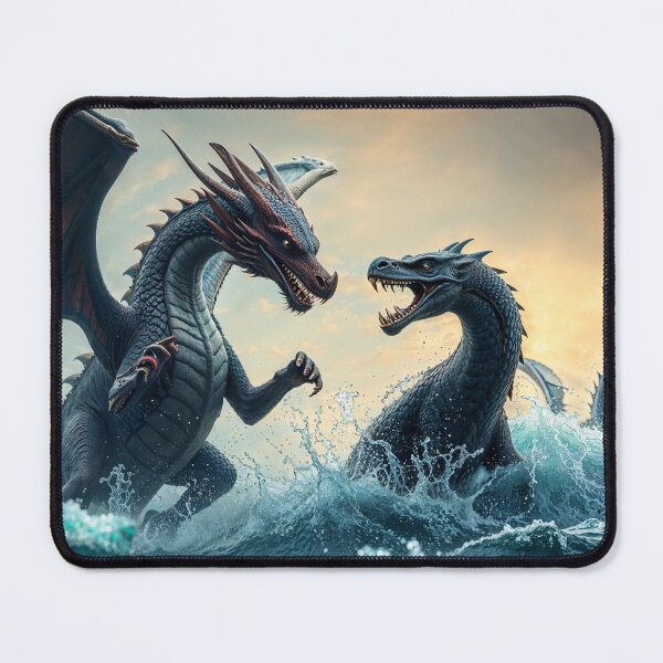 Item preview, Dragon and Serpent Battle designed and sold by Skye Ryan-Evans.