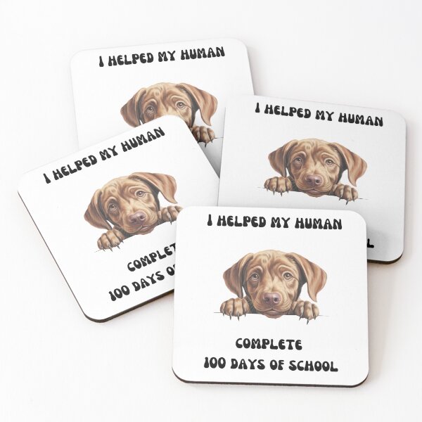 Item preview, Vizsla dog 100 days of school helper designed and sold by M1234s.