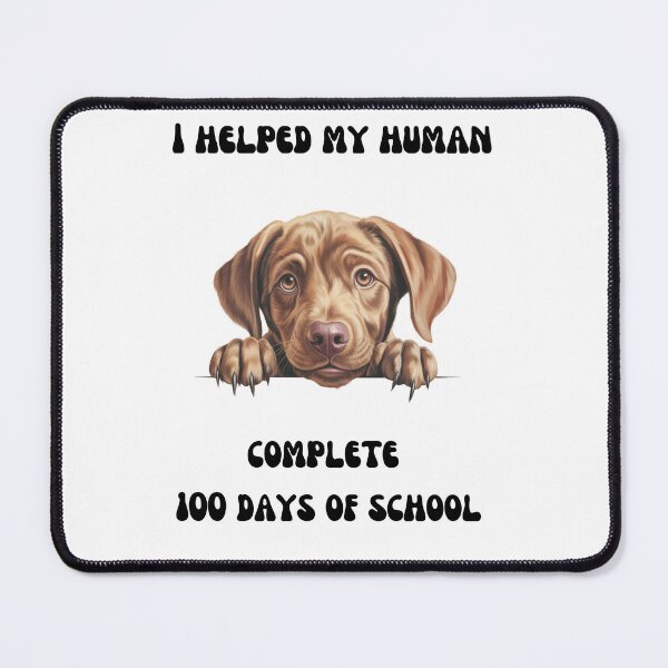 Item preview, Vizsla dog 100 days of school helper designed and sold by M1234s.
