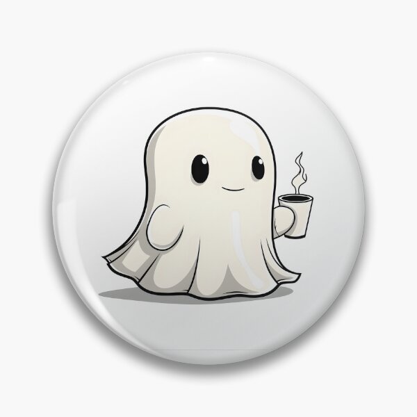 Item preview, Ghost with coffee designed and sold by annago2.
