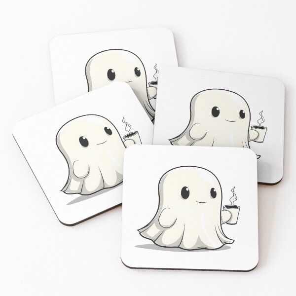 Item preview, Ghost with coffee designed and sold by annago2.
