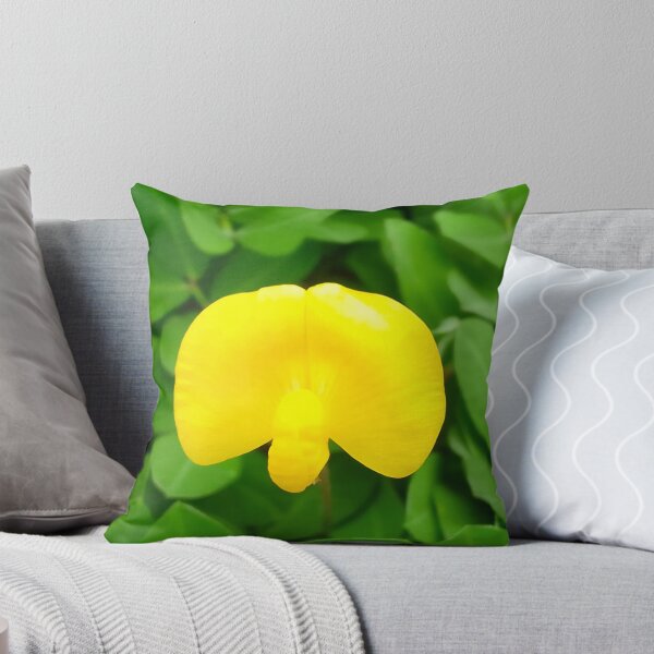 Landscape and nature, Beautiful yellow flower 22 Throw Pillow