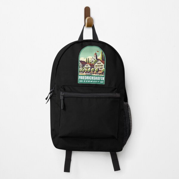 Item preview, Friedrichshafen in Baden-Württemberg Germany Retro Art Travel Emblem designed and sold by MaateoDesign.