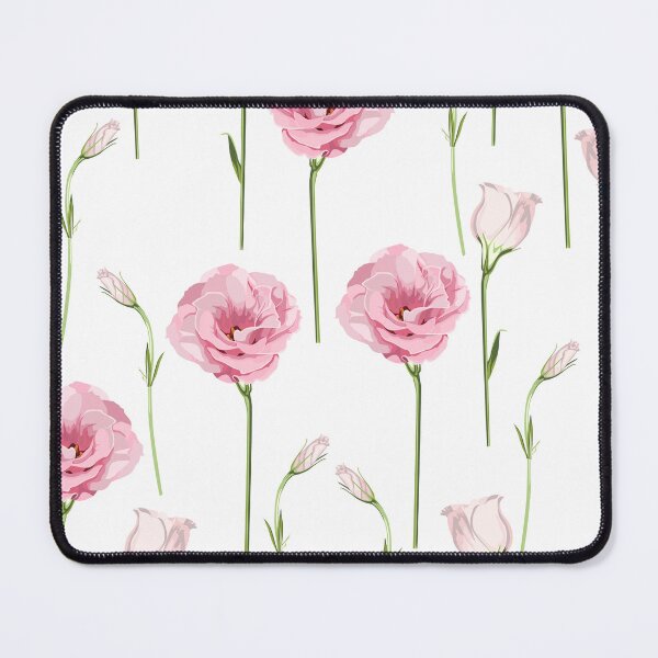 Item preview, Seamless Pattern with pink eustoma spring flowers. designed and sold by MatyKotiv.