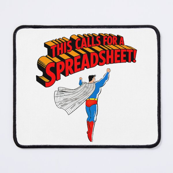 Item preview, This Calls For A Spreadheet to the Rescue! designed and sold by Amanda's Factory.
