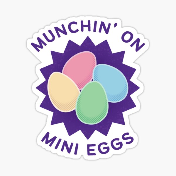 Item preview, Munchin' on Mini Eggs designed and sold by jillymakesart.