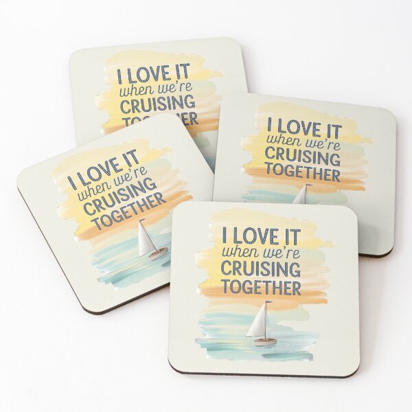Item preview, Tranquil Ocean Journey – I Love It When We’re Cruising Together designed and sold by TeeGrit.