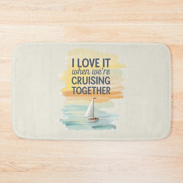 Item preview, Tranquil Ocean Journey – I Love It When We’re Cruising Together designed and sold by TeeGrit.