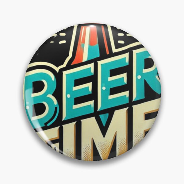 Item preview, Beer Time – Bold Retro Drinking Apparel - Design 3 designed and sold by BeerTimeApparel.