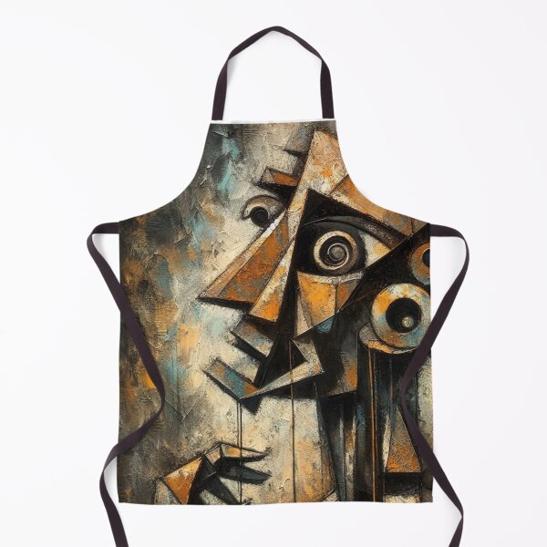 Item preview, Cubist Portrait in Metal designed and sold by PaintartPaint.