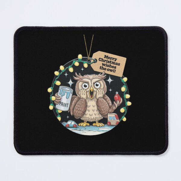 Item preview, Owl Xmas designed and sold by PrintInspirer.