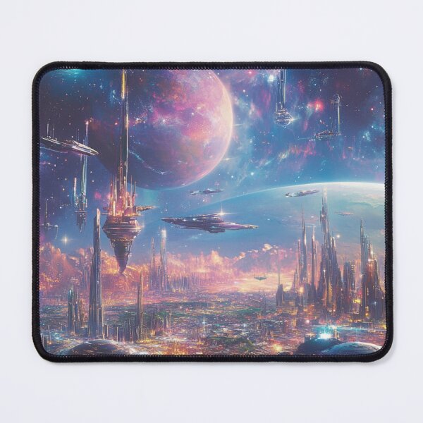 Item preview, Galactic City designed and sold by patternshoprad.