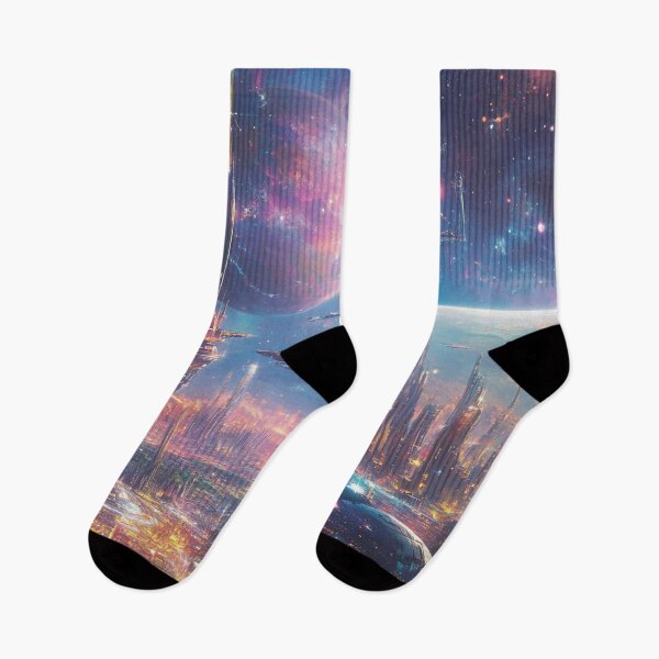 Item preview, Galactic City designed and sold by patternshoprad.