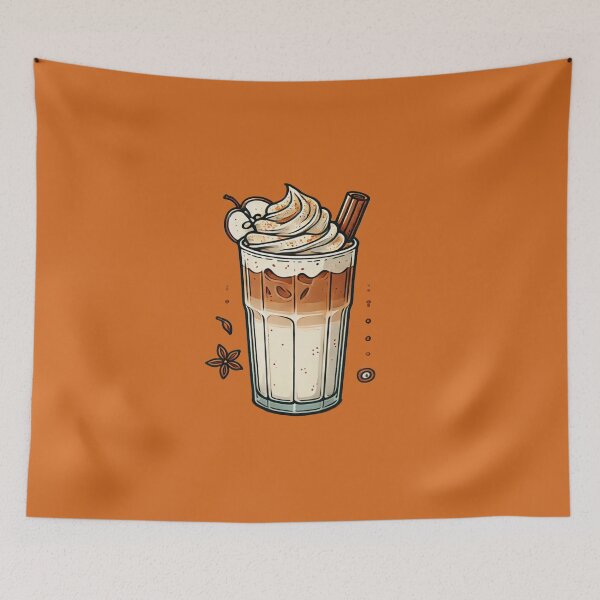 Item preview, Apple Spice Bliss | Iced Latte Art designed and sold by DEEPDesignsART.