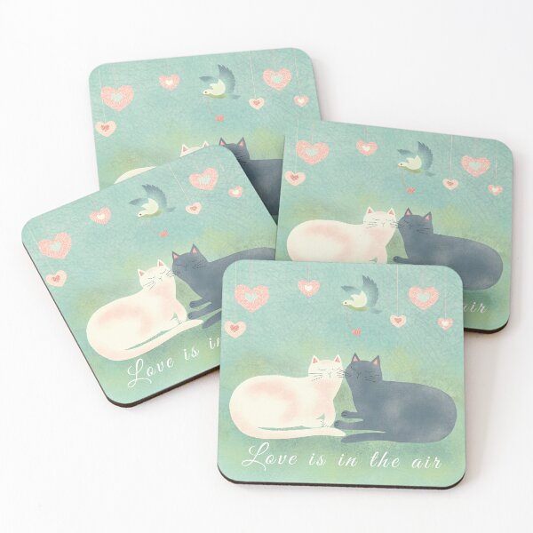 Item preview, Cute cats in love designed and sold by Elizabeth Llewellyn.
