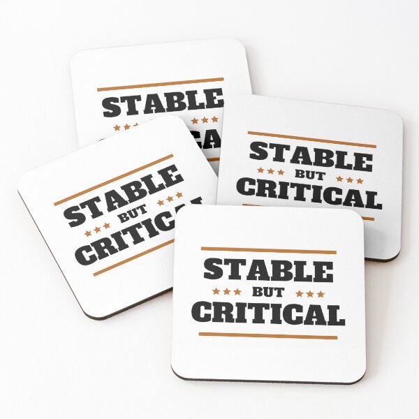Item preview, STABLE BUT CRITICAL - BROWN BLACK designed and sold by TishCO.