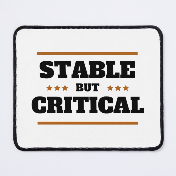 Item preview, STABLE BUT CRITICAL - BROWN BLACK designed and sold by TishCO.