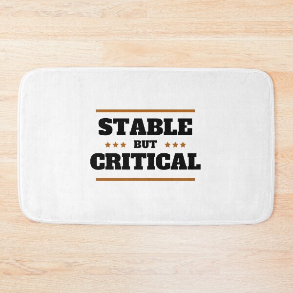 Item preview, STABLE BUT CRITICAL - BROWN BLACK designed and sold by TishCO.