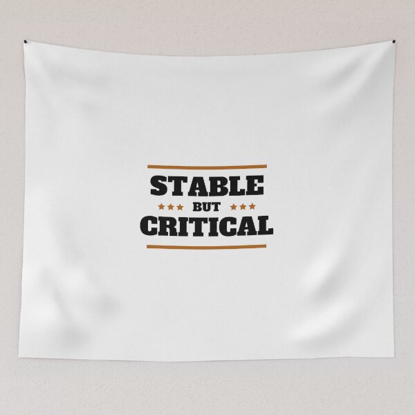 Item preview, STABLE BUT CRITICAL - BROWN BLACK designed and sold by TishCO.