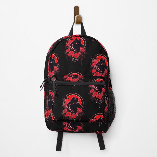 Item preview, Lunar Wolf in Crimson Blooms designed and sold by Exodoi.
