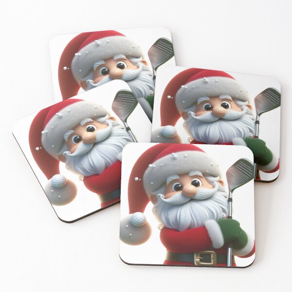 Item preview, golf santa christmas designed and sold by Shubatdesigns.