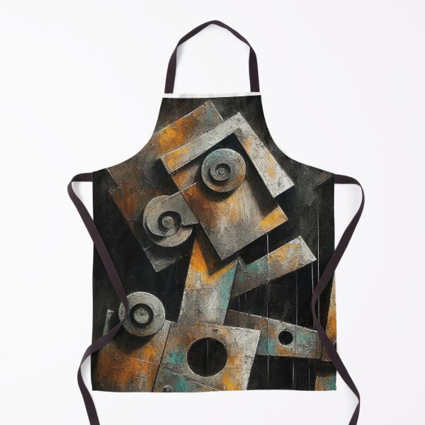 Item preview, Cubist Portrait in Metal designed and sold by PaintartPaint.