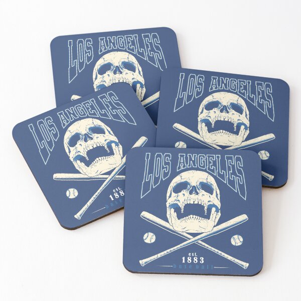 Item preview, Skull Los Angeles Baseball Vintage designed and sold by FlashCraft Design.
