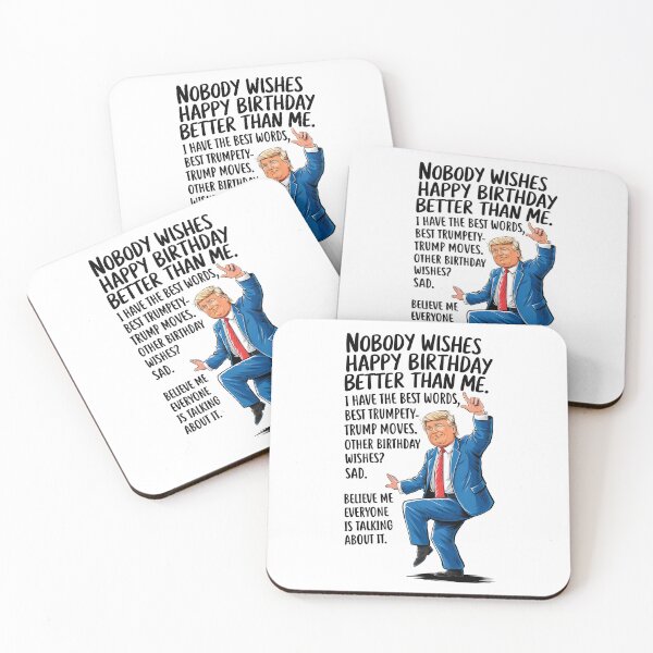Item preview, Trump Dancing Birthday Wishes  designed and sold by HowToCanadian.