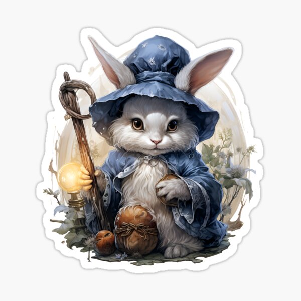 Item preview, Vintage Victorian Magic Easter Bunny designed and sold by Poison-Potion.