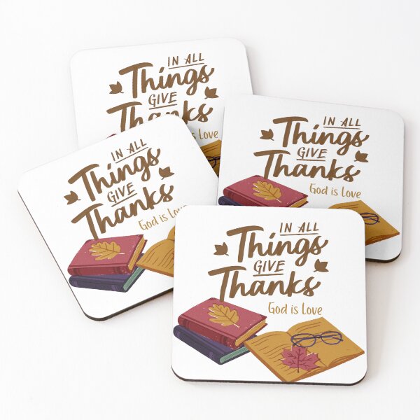 Item preview, In all things give thanks God is Love designed and sold by Little Miss Bee.