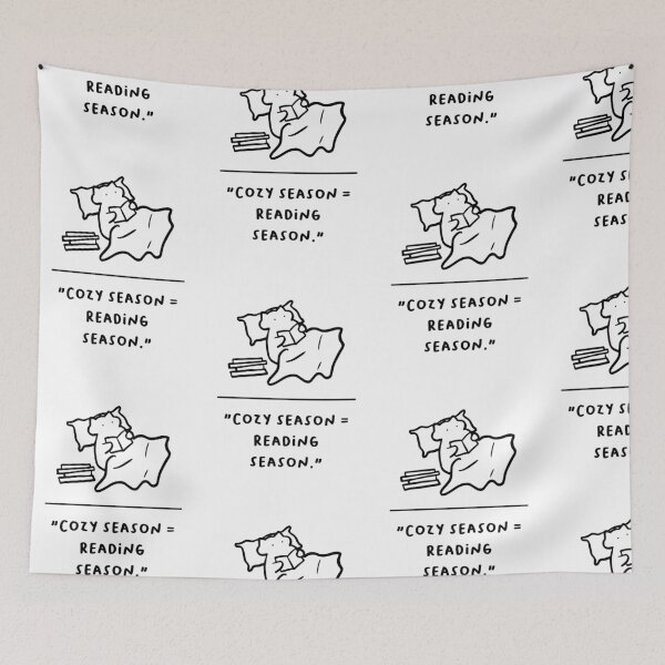Item preview, "Cozy Season = Reading Season" designed and sold by RM-Journey.