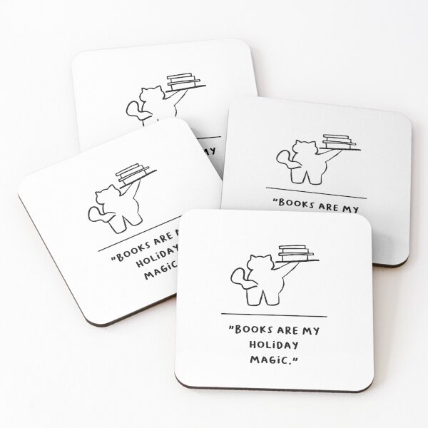 Item preview, "Books Are My Holiday Magic" designed and sold by RM-Journey.