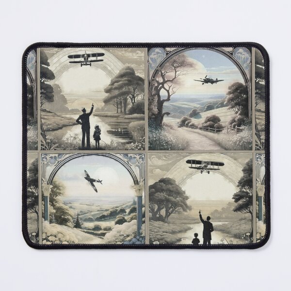 Item preview, Sepia Skies: Nostalgic Aviation Moments designed and sold by pinebluedesign.