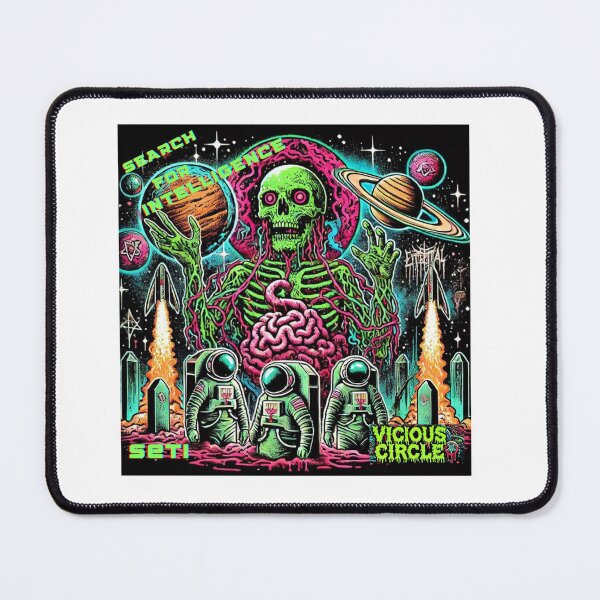 Item preview, Outer Space Skeleton for the Curious Mind CLASSIC T-SHIRT designed and sold by inkfluenceart.