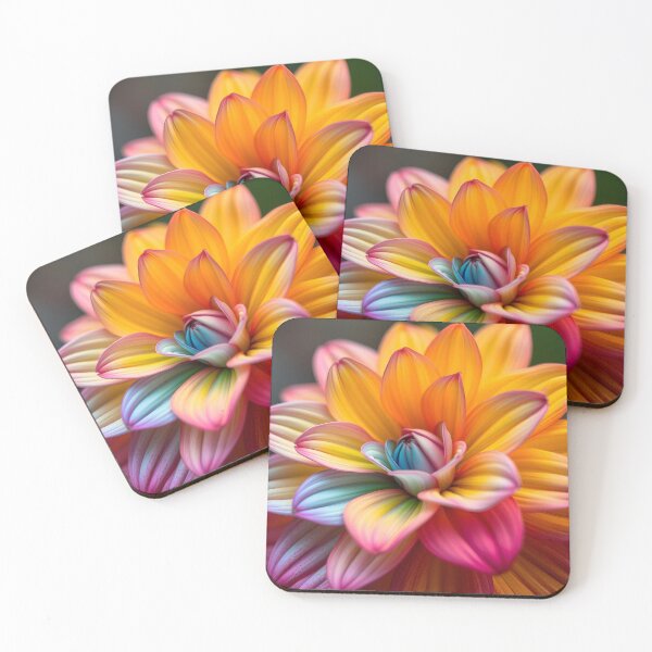 Item preview, Rainbow Flower #1 designed and sold by EMCGallery.