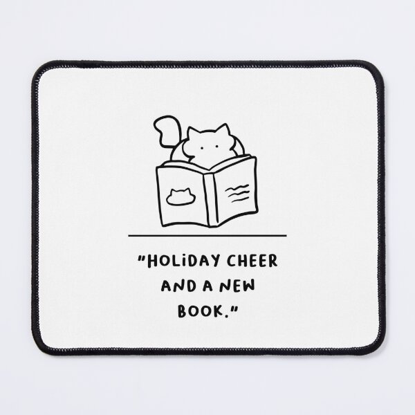 Item preview, "Holiday Cheer and a New Book" designed and sold by RM-Journey.
