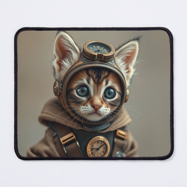 Item preview, Tabby Steampunk Kitten designed and sold by Skye Ryan-Evans.