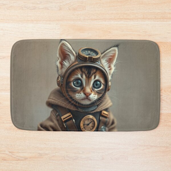 Item preview, Tabby Steampunk Kitten designed and sold by Skye Ryan-Evans.