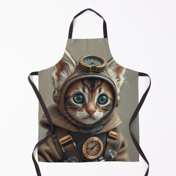 Item preview, Tabby Steampunk Kitten designed and sold by Skye Ryan-Evans.