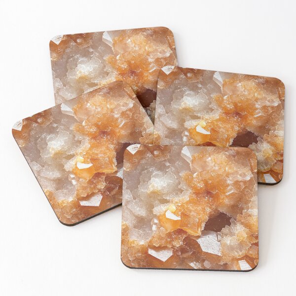 Item preview, Sparkling Amber and Crystal Geode designed and sold by DigitaICraft.