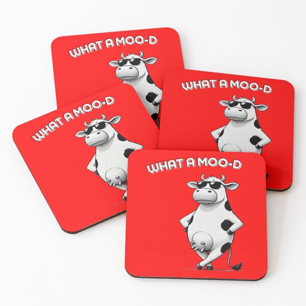 Item preview, What a Moo-d - Funny Cow designed and sold by darlwolf.